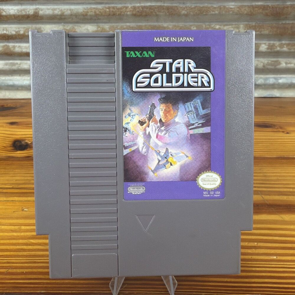 Star Soldier Nintendo Nes Tested Authentic